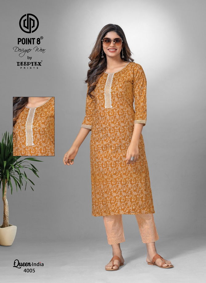 Queen India Vol 4 By Deeptex  Kurti With Bottom Catalog